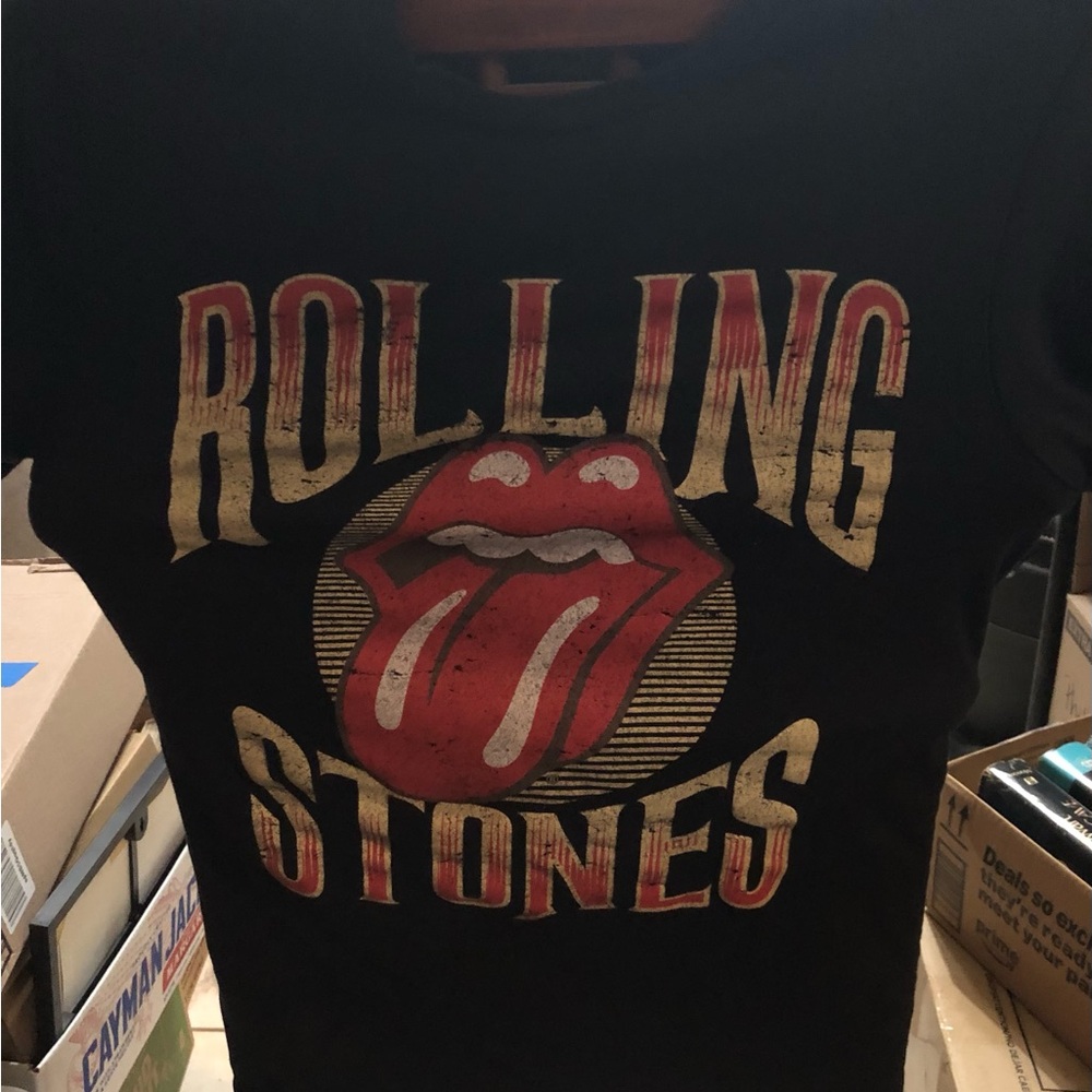 The Rolling Stones Black and Red Kids T-Shirt